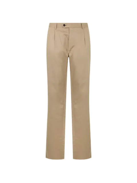 Moorer straight-leg pleated trousers