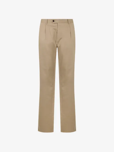 Moorer pantalones rectos con pinzas