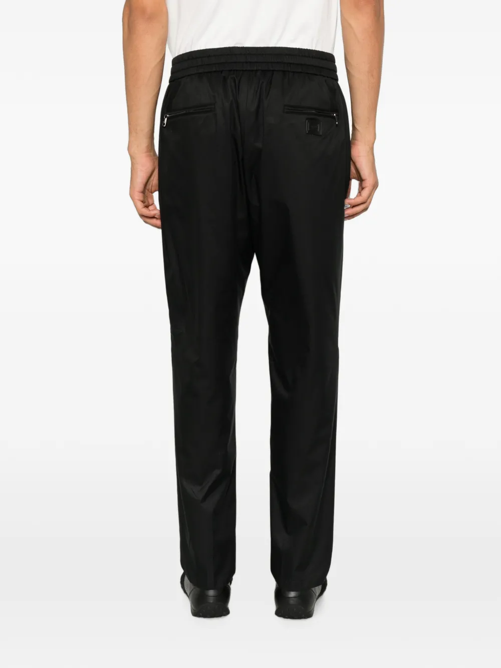 Dolce & Gabbana Broek met logoplakkaat Zwart