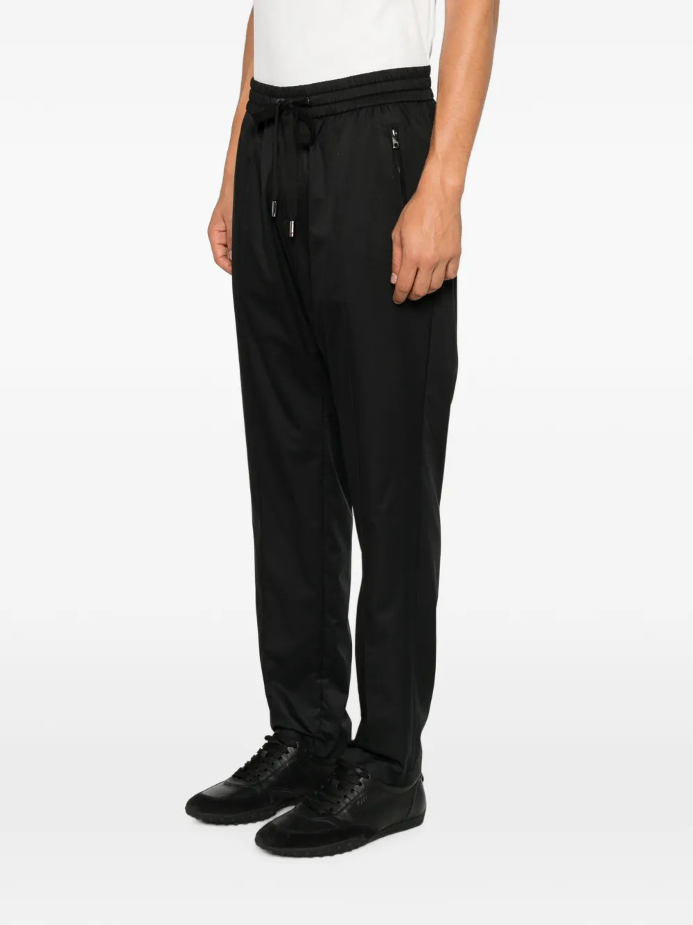 Dolce & Gabbana Broek met logoplakkaat Zwart
