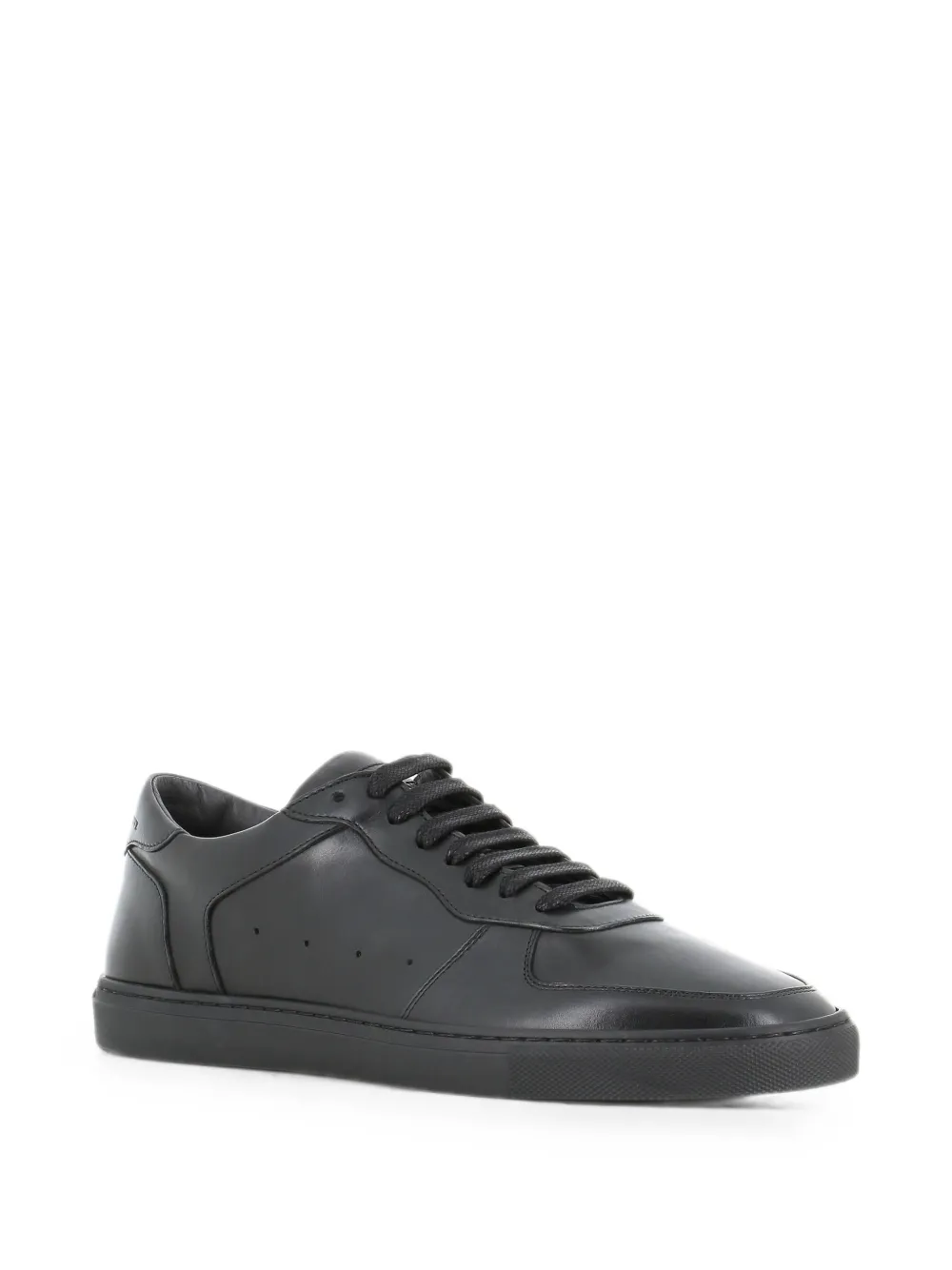 Officine Creative lace-up leather sneakers Zwart