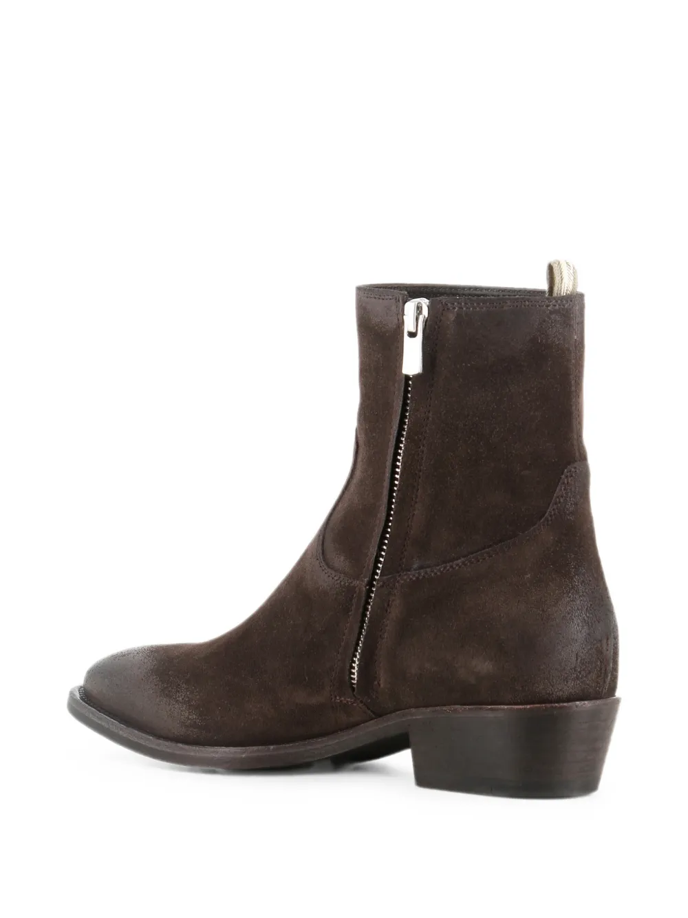 Officine Creative suede ankle boots Bruin