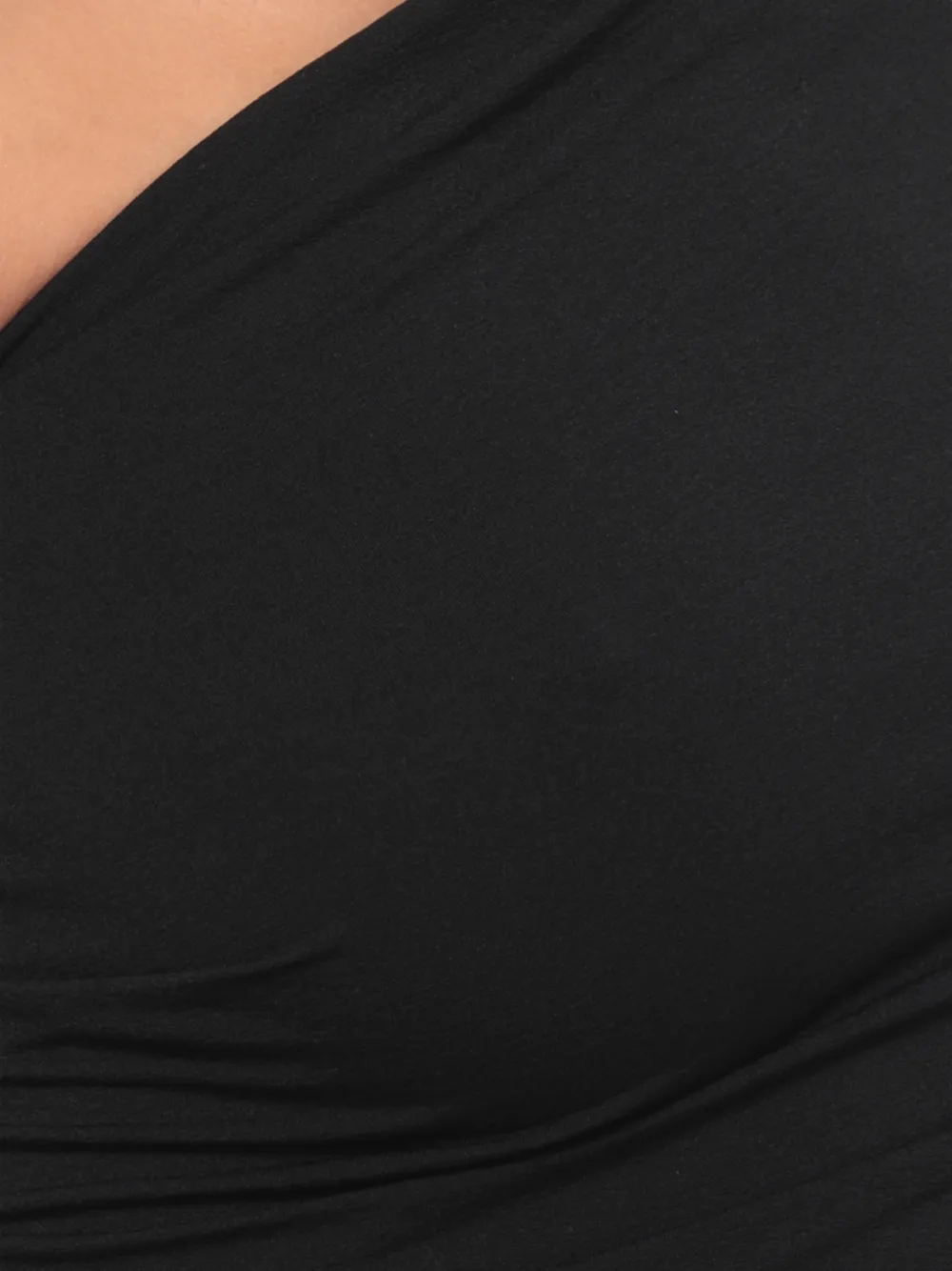 Rick Owens Asymmetrische top Zwart