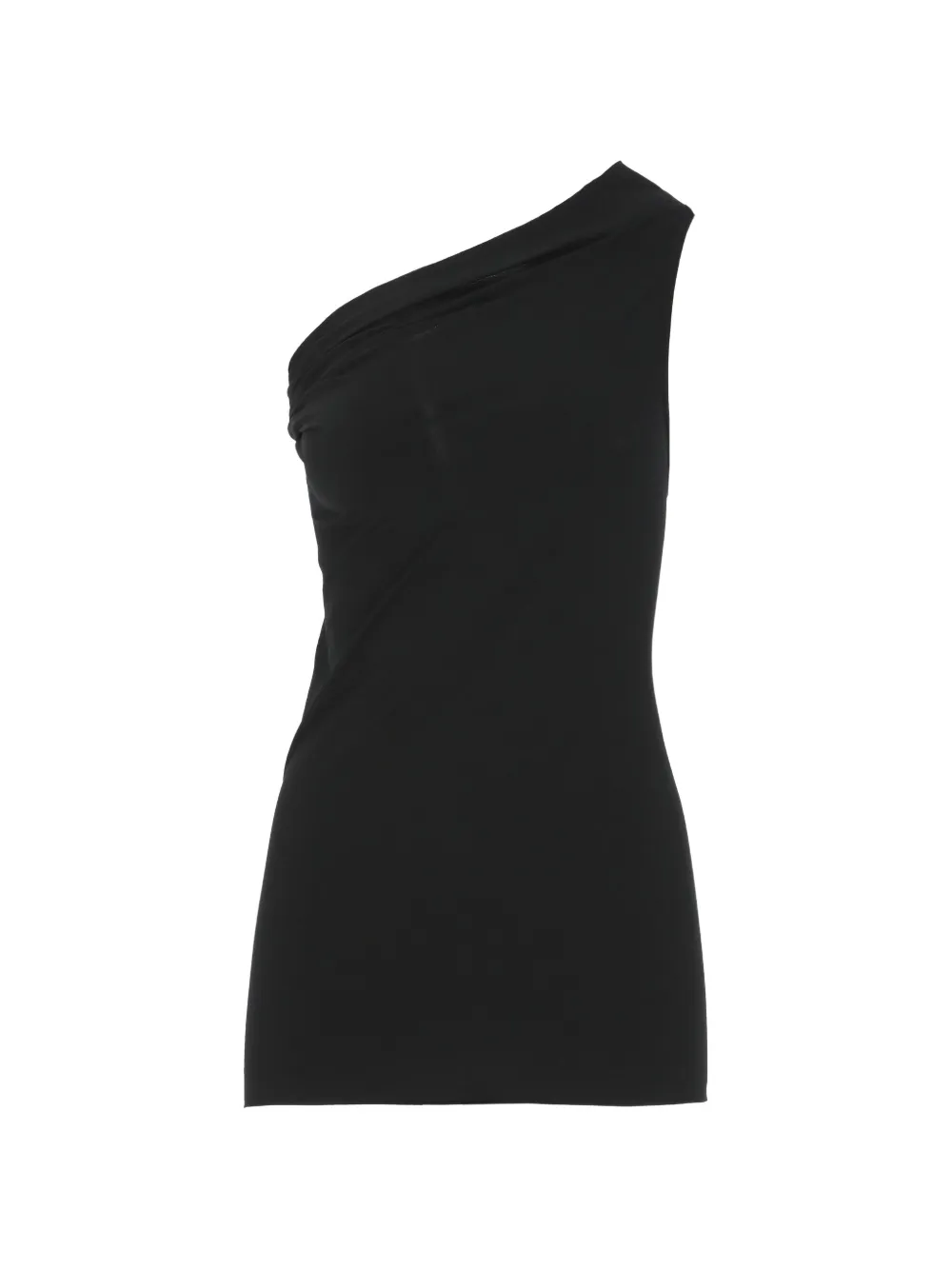 Rick Owens one-shoulder draped top - Nero