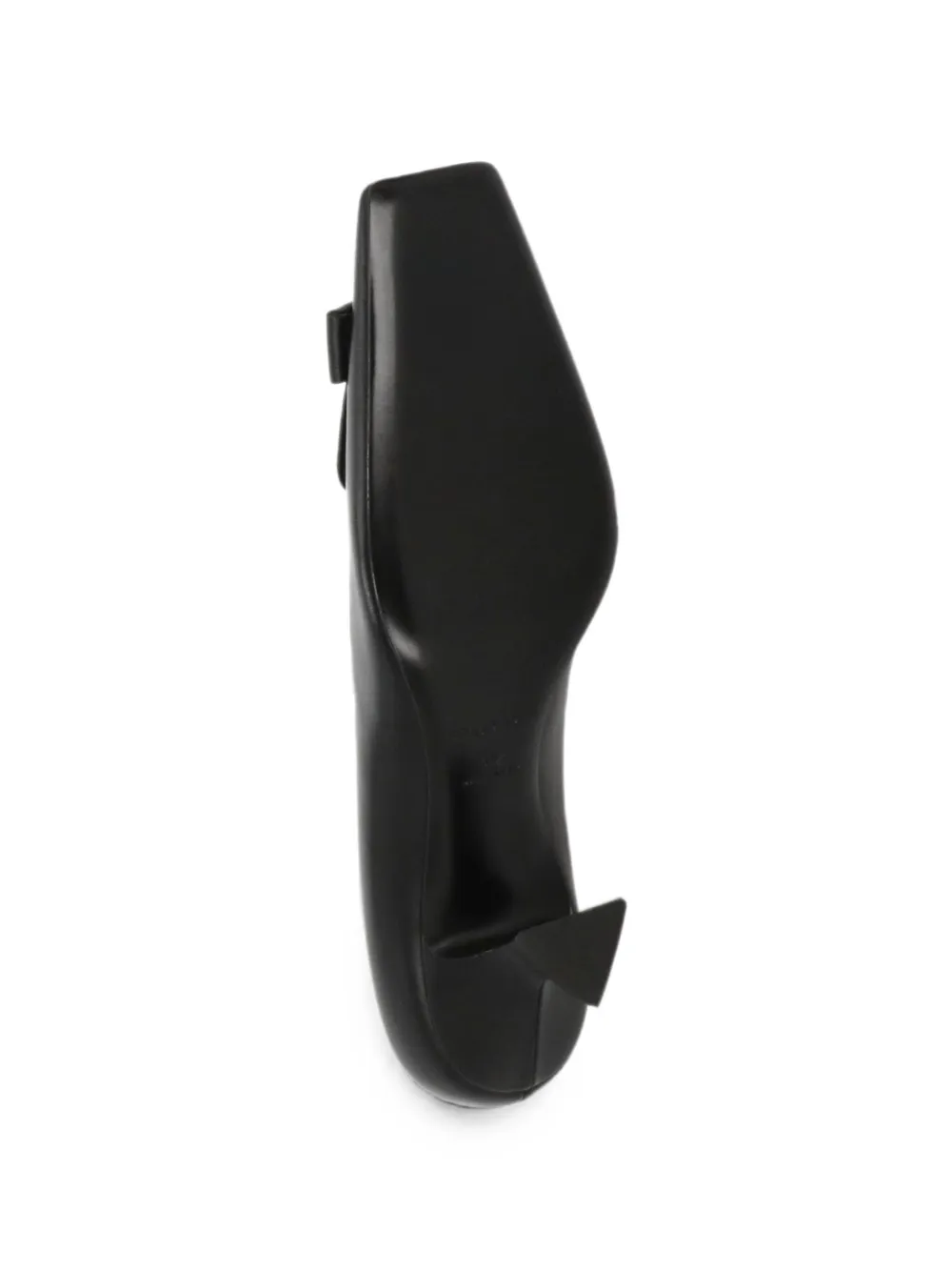 Sergio Rossi plaque-detail squared-toe heeled pumps Zwart