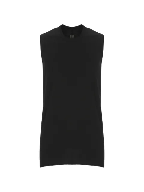 Rick Owens raw-cut sleeveless top