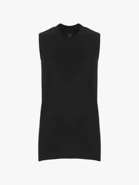 Rick Owens raw-cut sleeveless top