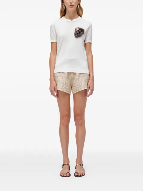 Blugirl floral-applique T-shirt