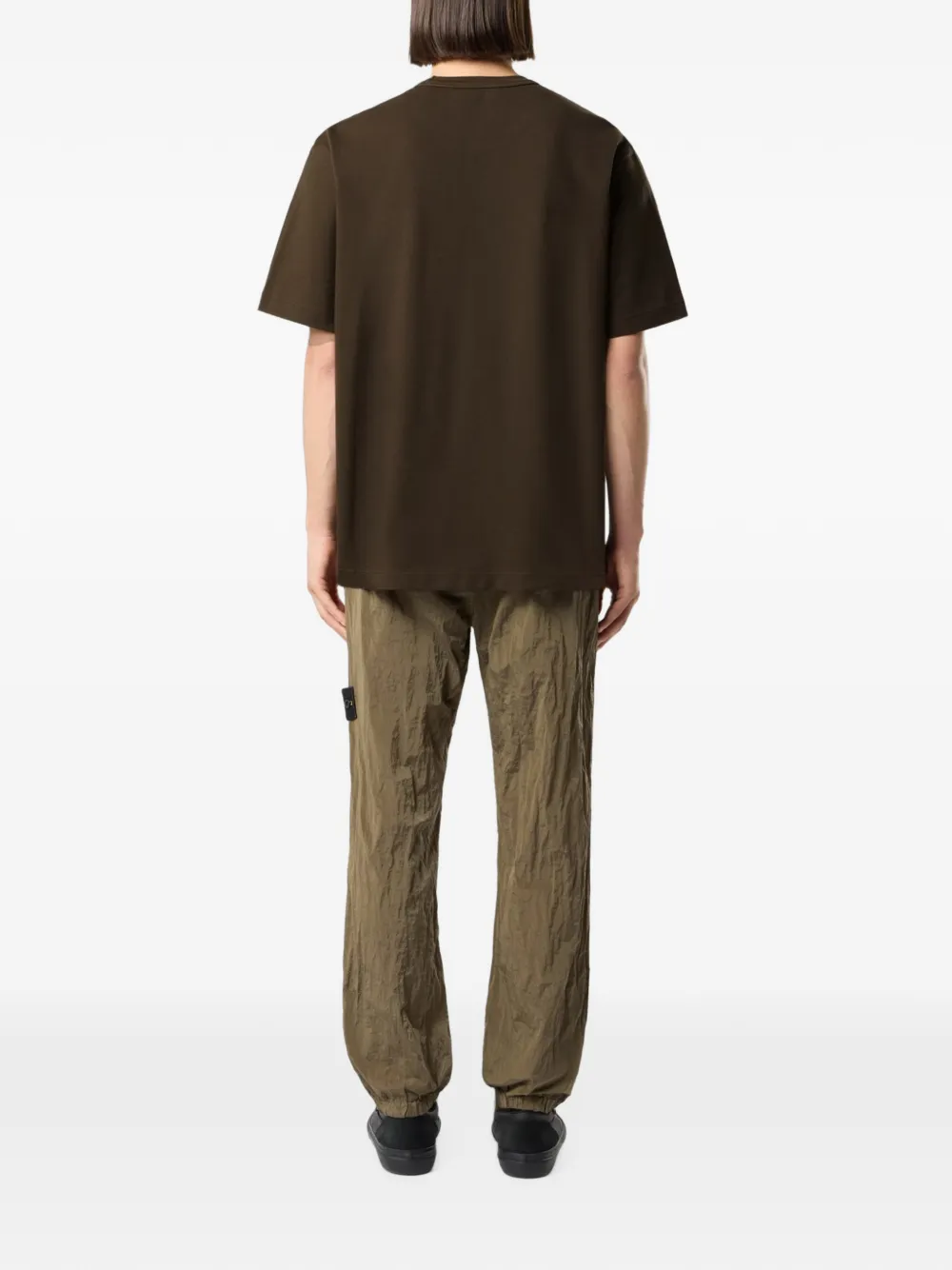 Stone Island 2100015 50 2 katoenen piqué T-shirt Bruin