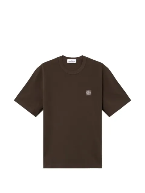 Stone Island camiseta con parche del logo