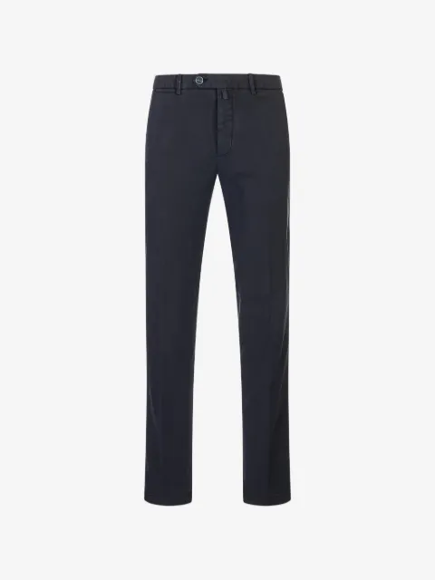 Kiton بنطال بأزرار وشارة شعار الماركة