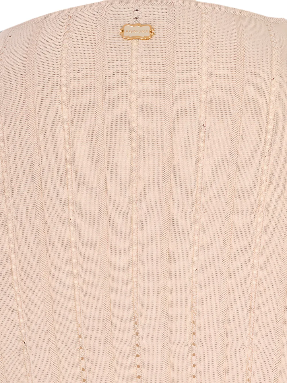 Agnona Trui met V-hals Beige
