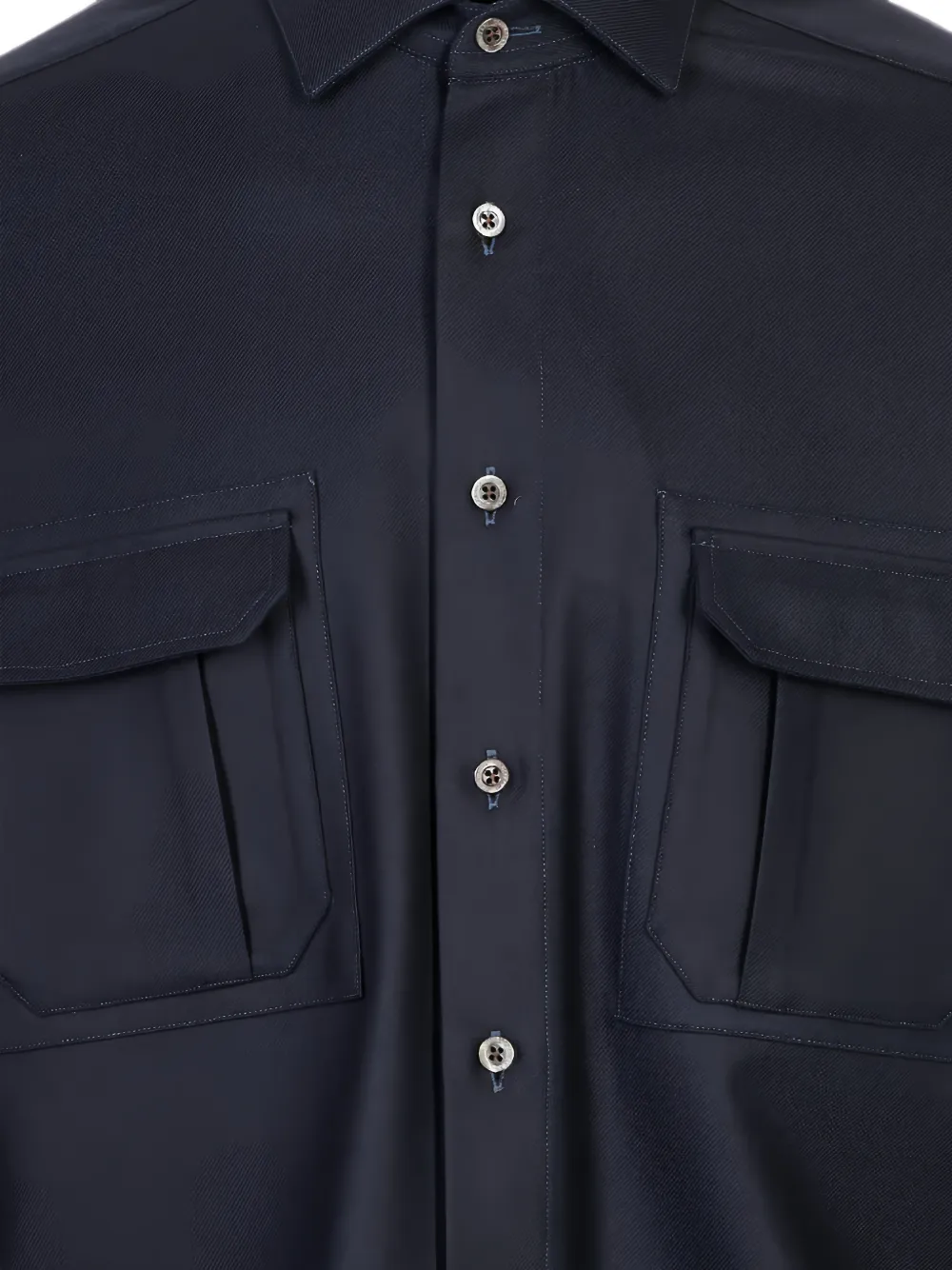 Corneliani Overhemd met klepzak Blauw