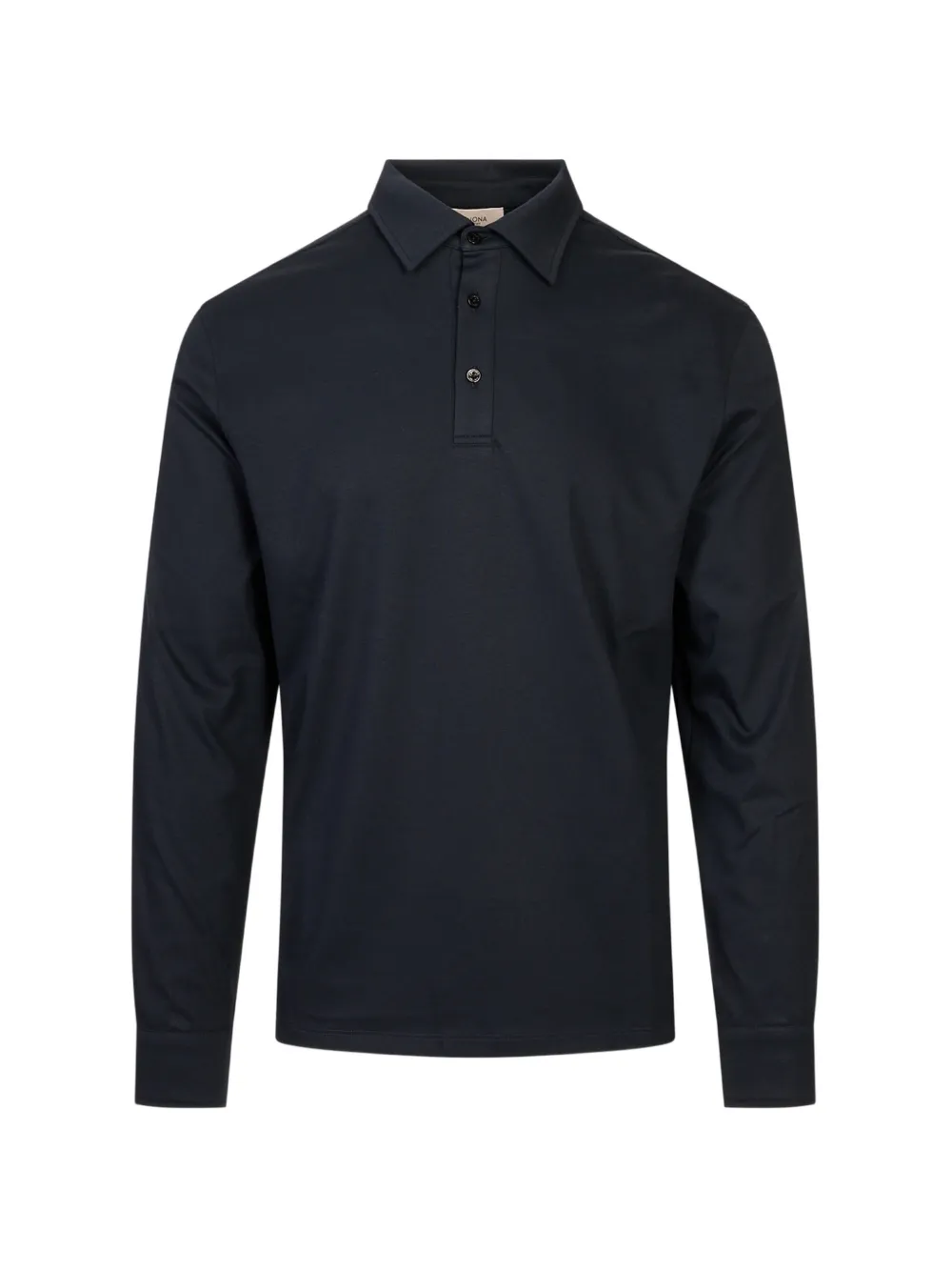 Agnona long-sleeve polo shirt - Blu
