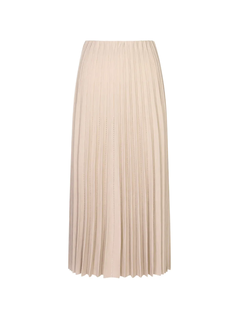 Agnona pleated knitted midi skirt - Toni neutri