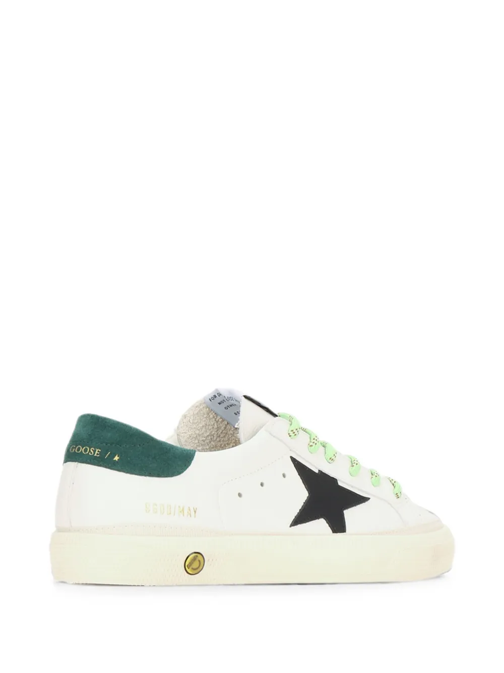 Golden Goose Kids May star-patch sneakers Wit