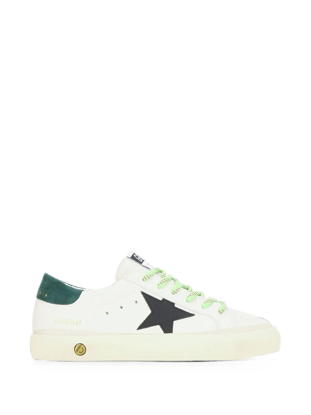Golden Goose Kids May star-patch sneakers Wit