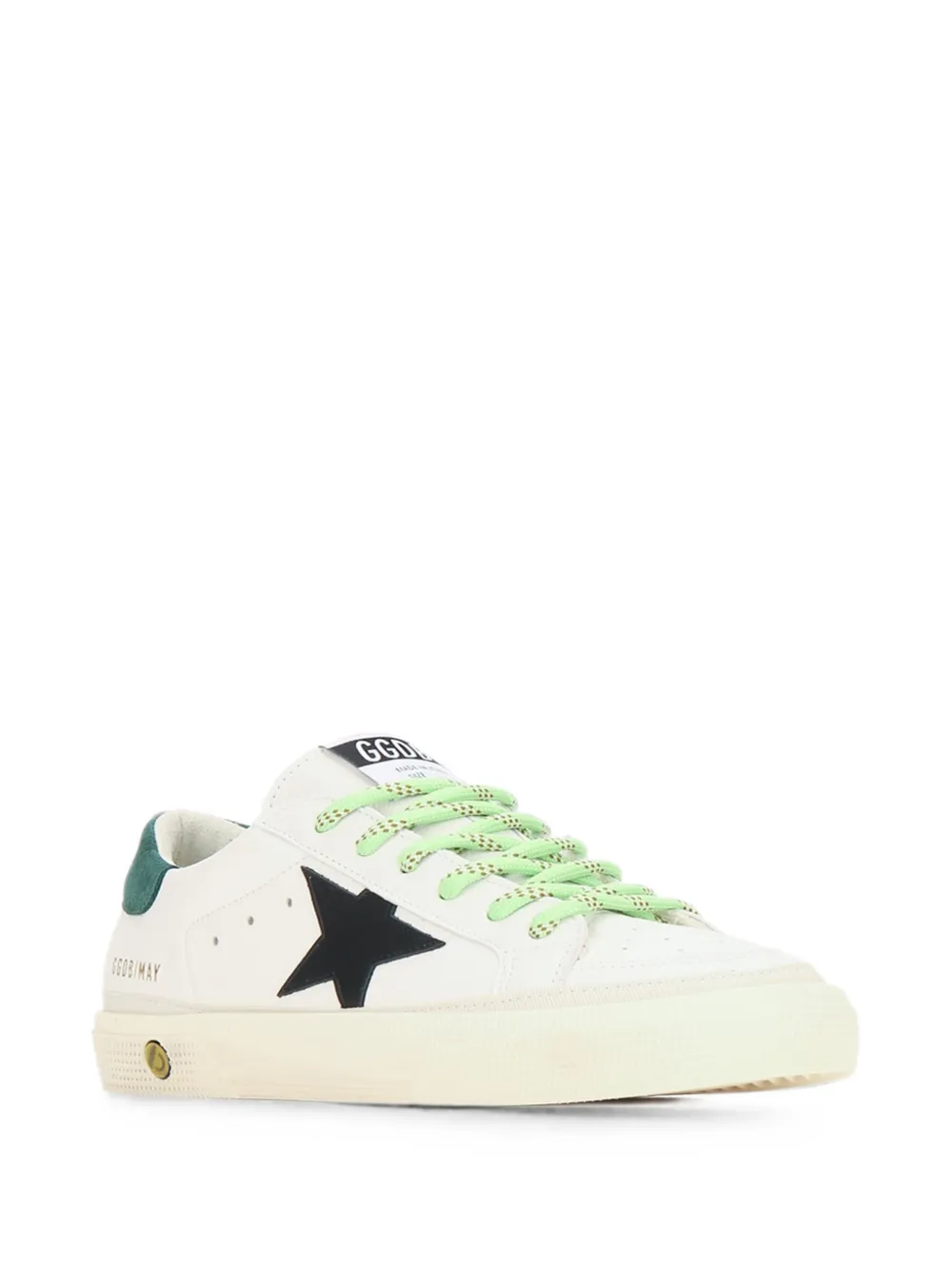 Golden Goose Kids May star-patch sneakers Wit