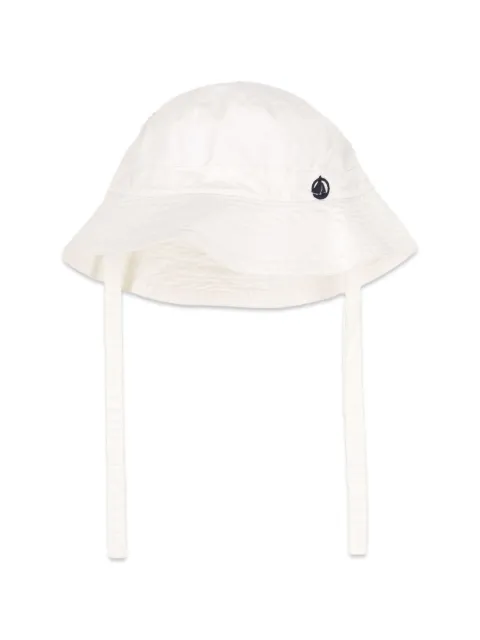Petit Bateau logo-embroidered bucket hat