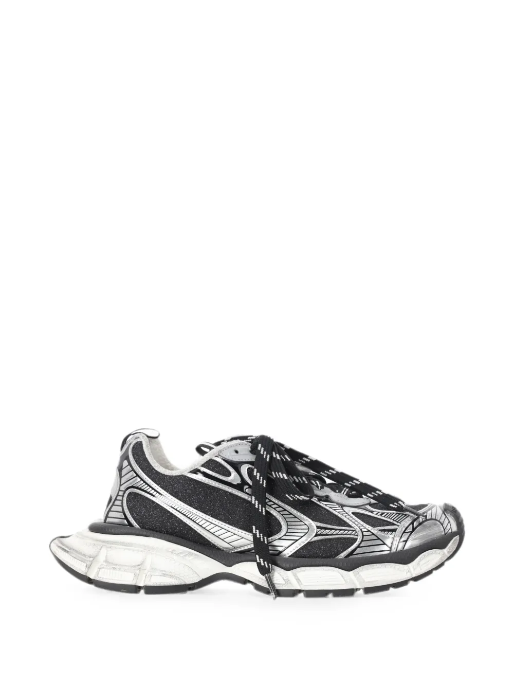 Balenciaga Pre-Owned 3XL glittered sneakers - Schwarz