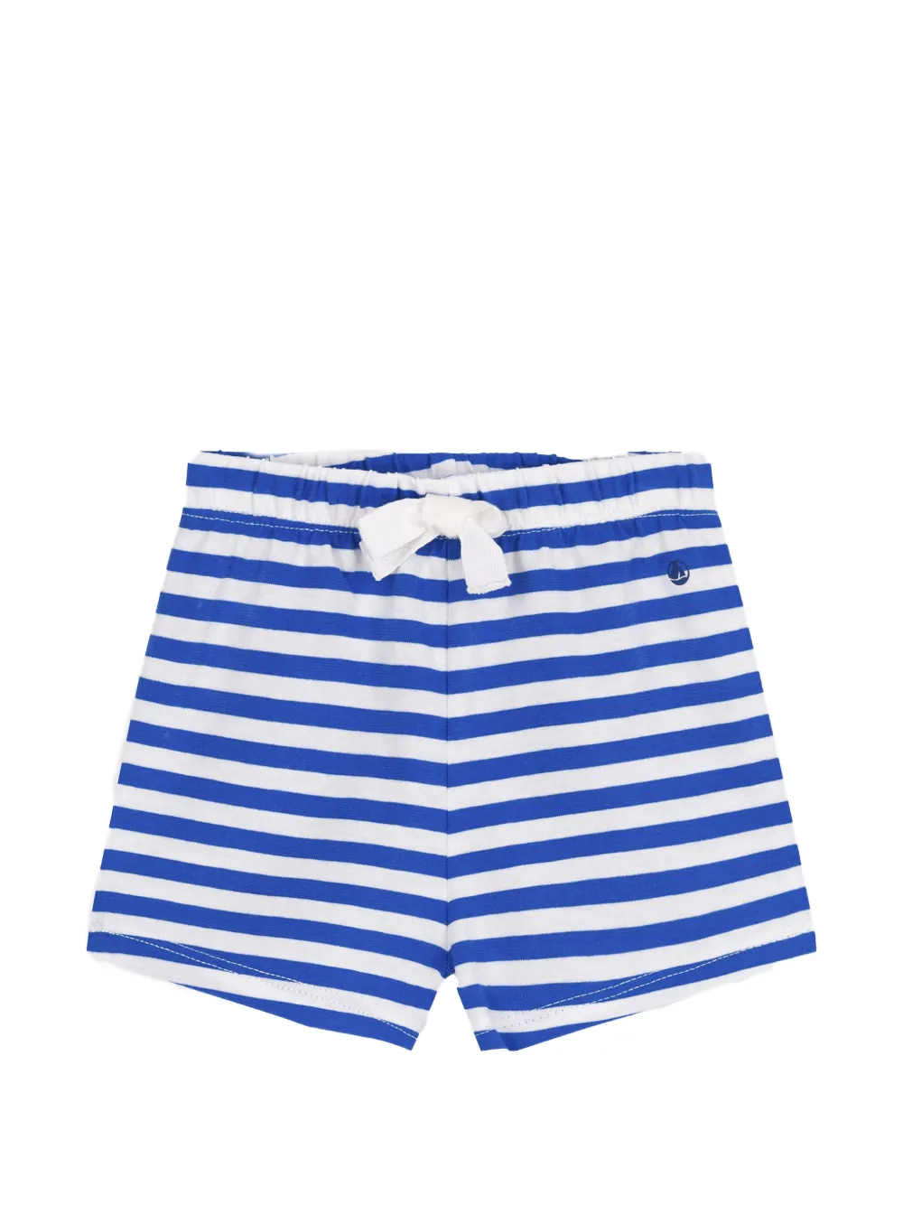 Petit Bateau striped drawstring-waist shorts - Blu
