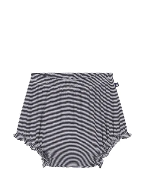Petit Bateau striped ruffled shorts