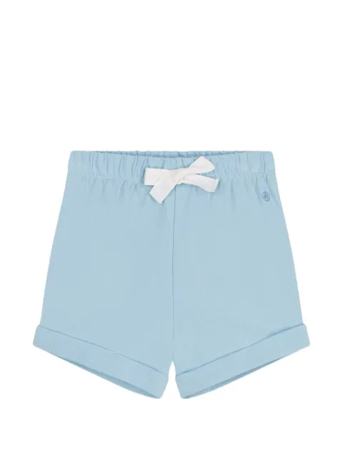 Petit Bateau bow-detail turn-up shorts
