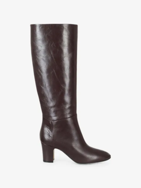 Alberta Ferretti レザーロングブーツ