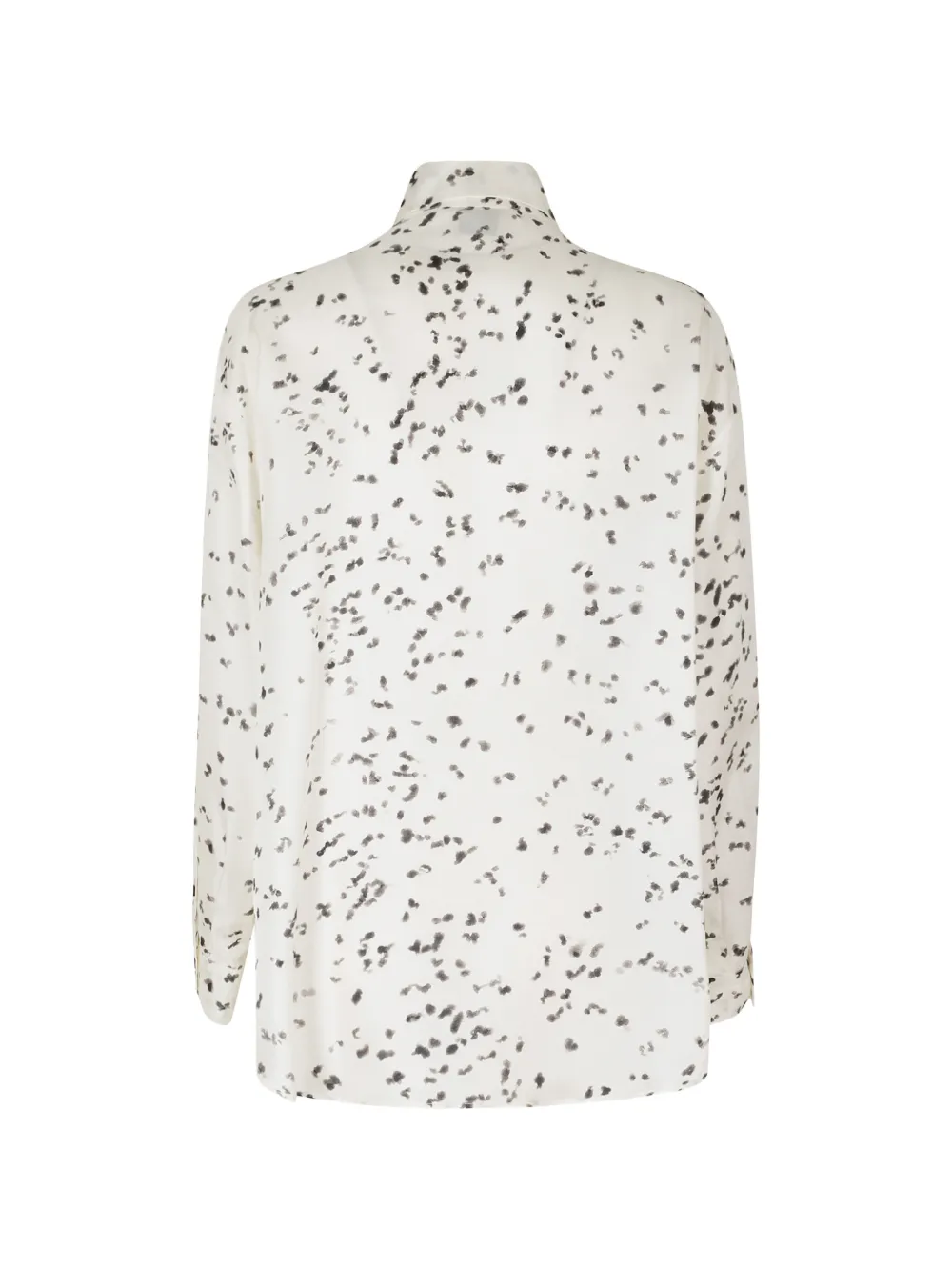 Alysi blouse met abstracte print Wit