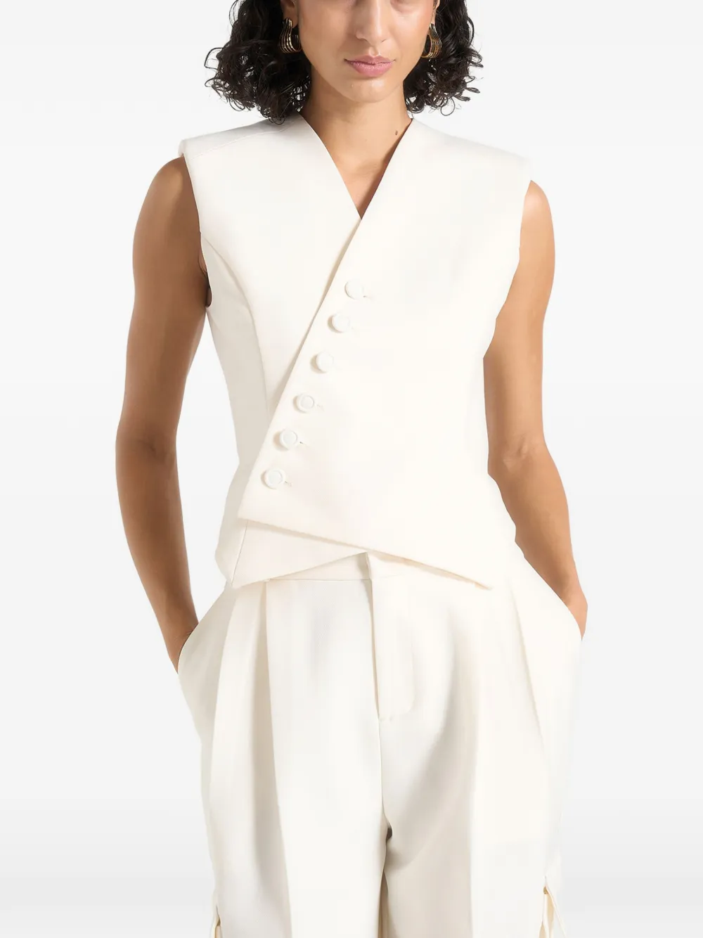 Manière De Voir veston portefeuille Laurence en blanc cassé