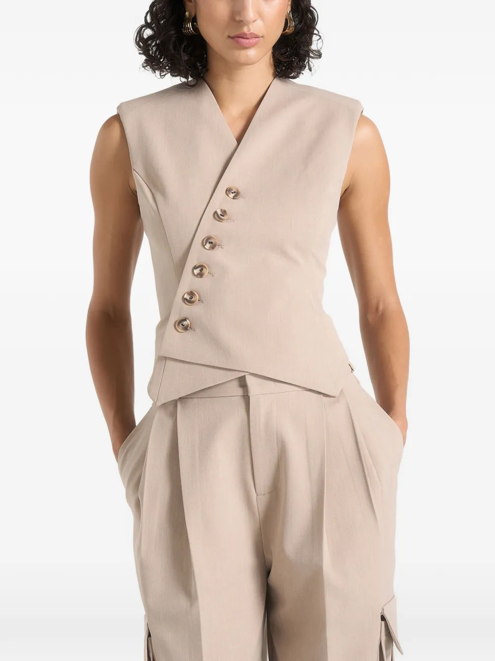 Manière De Voir veston portefeuille Laurence en beige - Tons neutres