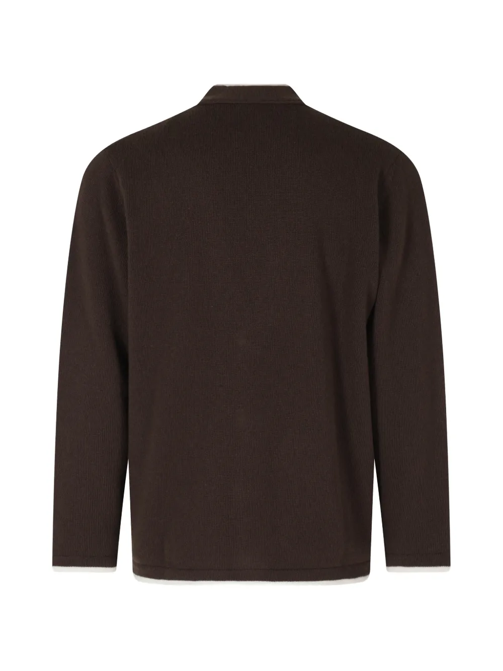 Eleventy Vest met V-hals en knoopsluiting Bruin