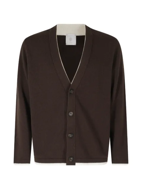 Eleventy button-fastening V-neck cardigan