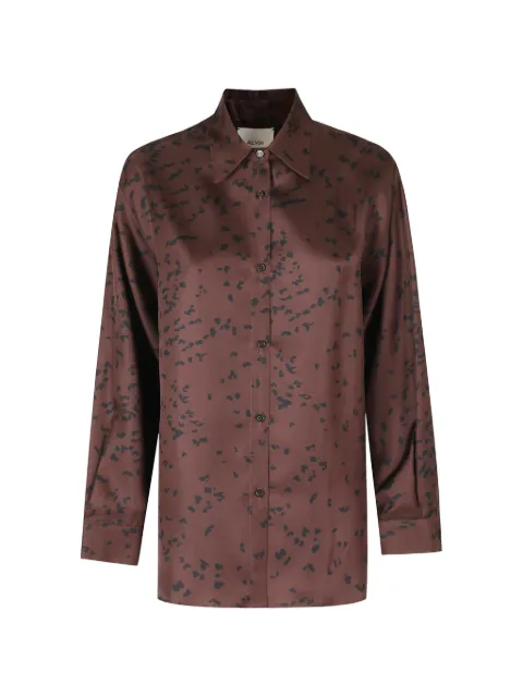 Alysi abstract-print long-sleeve shirt
