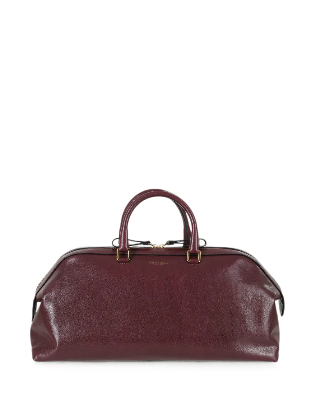 Alberta Ferretti Alice leather tote bag - Red
