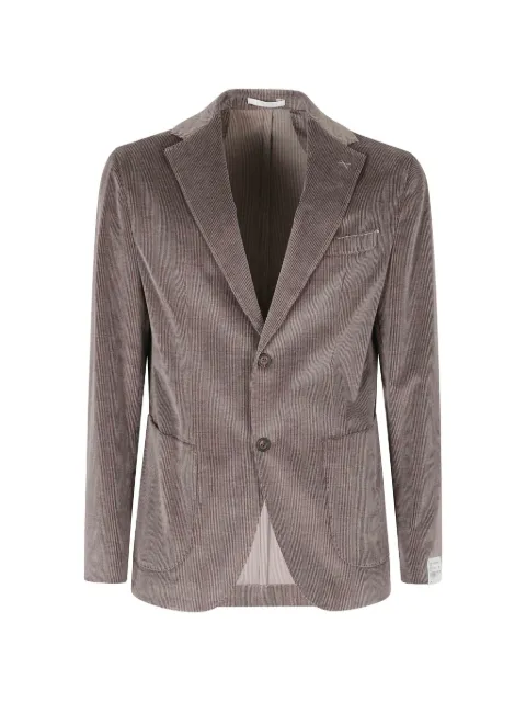 Eleventy corduroy single-breasted blazer