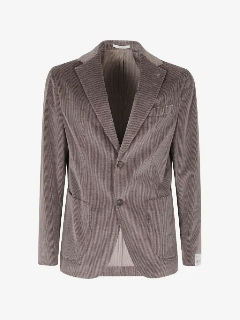 Eleventy corduroy single-breasted blazer
