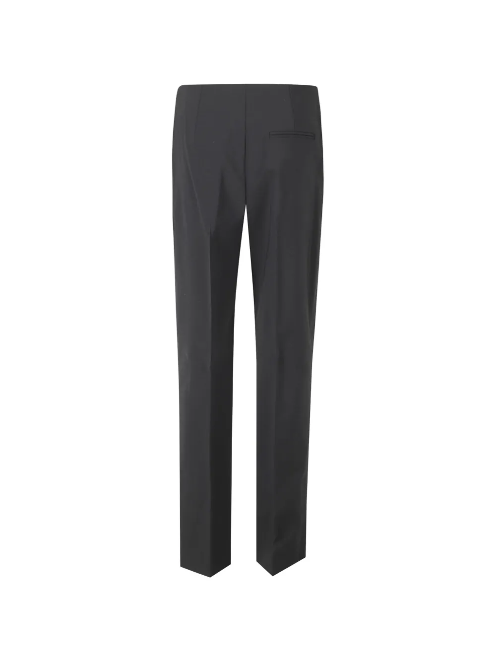 Alberta Ferretti Straight plooibroek Zwart