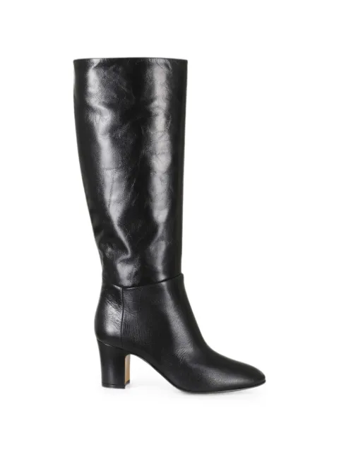 Alberta Ferretti leather knee-high boots