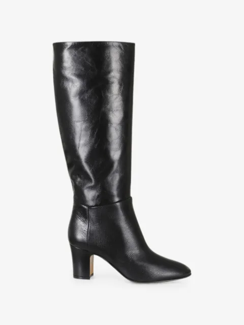 Alberta Ferretti レザーロングブーツ