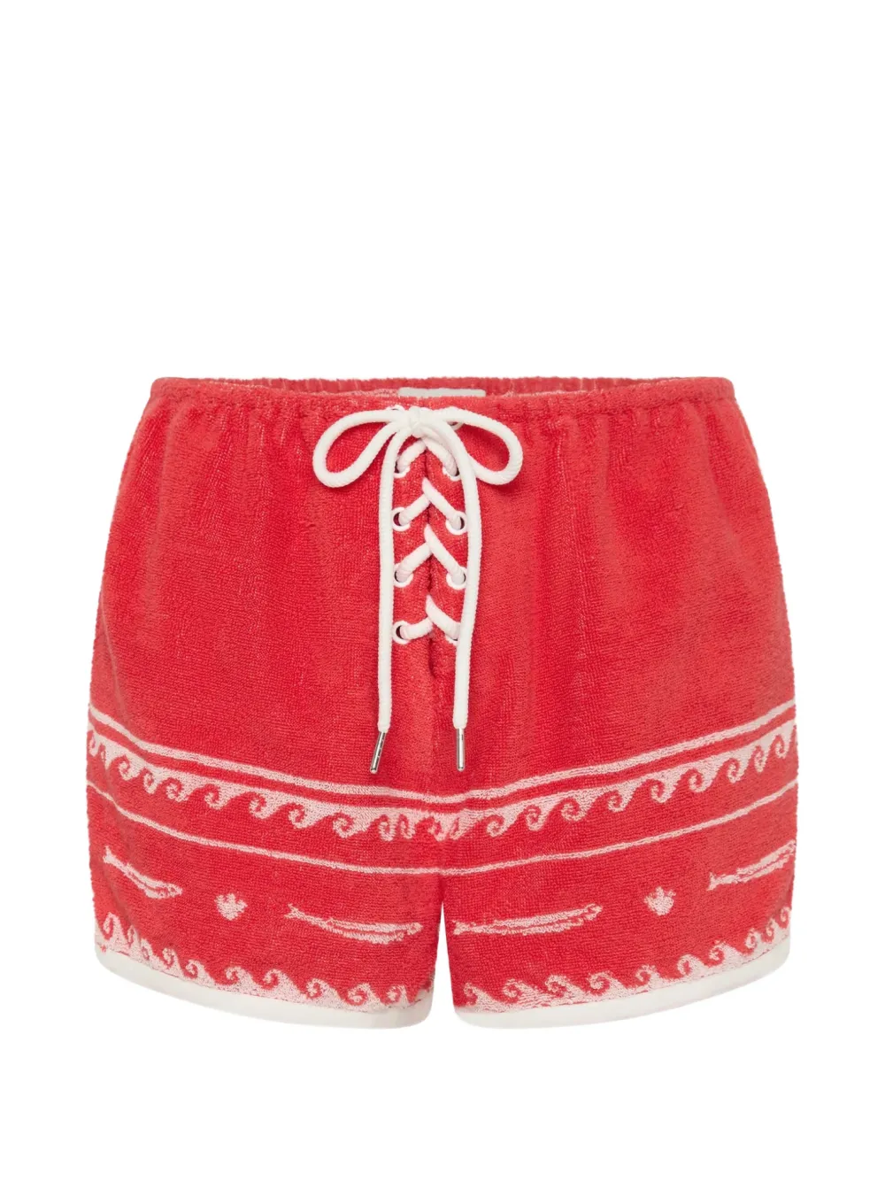 Posse Cody drawstring shorts - Rosso