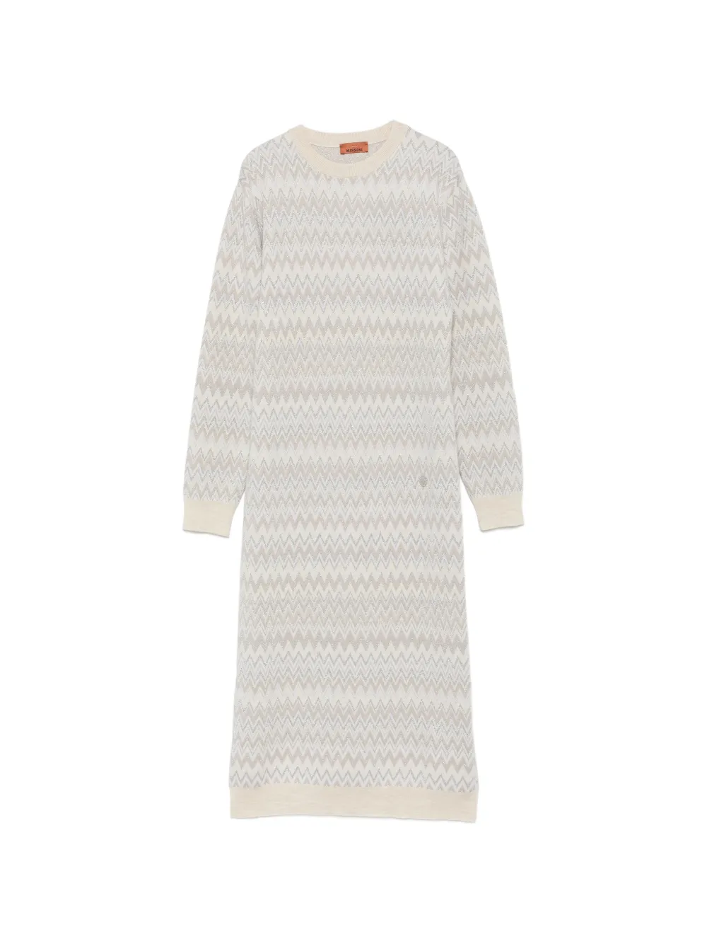 Missoni Kids long-sleeve dress - Nude