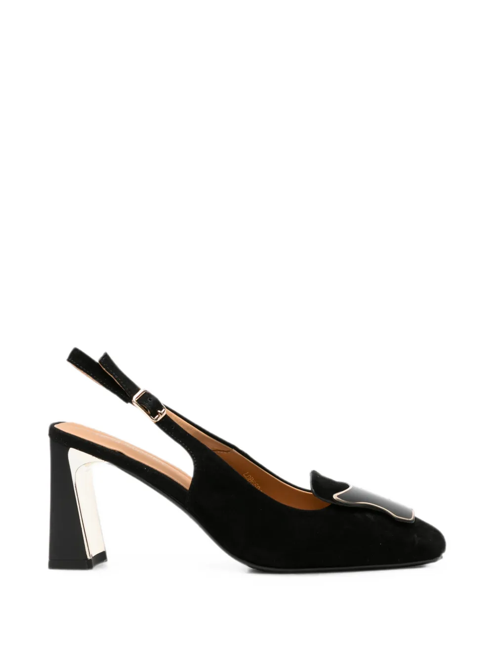 LINDA BAUMANN buckle-detail slingback pumps Zwart
