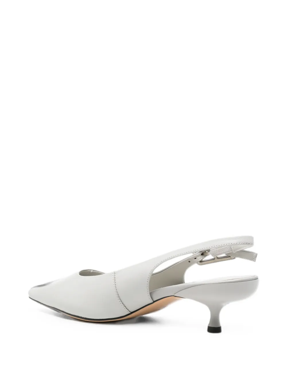 SERGIO MORETTI FIRENZE pointed-toe slingback pumps Grijs