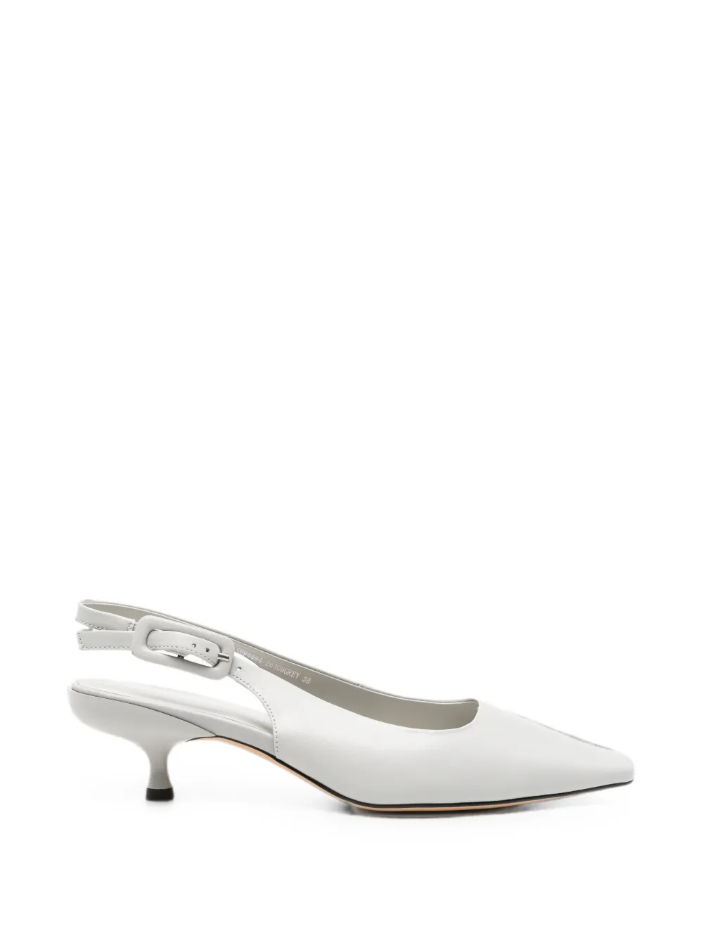SERGIO MORETTI FIRENZE pointed-toe slingback pumps - Grigio