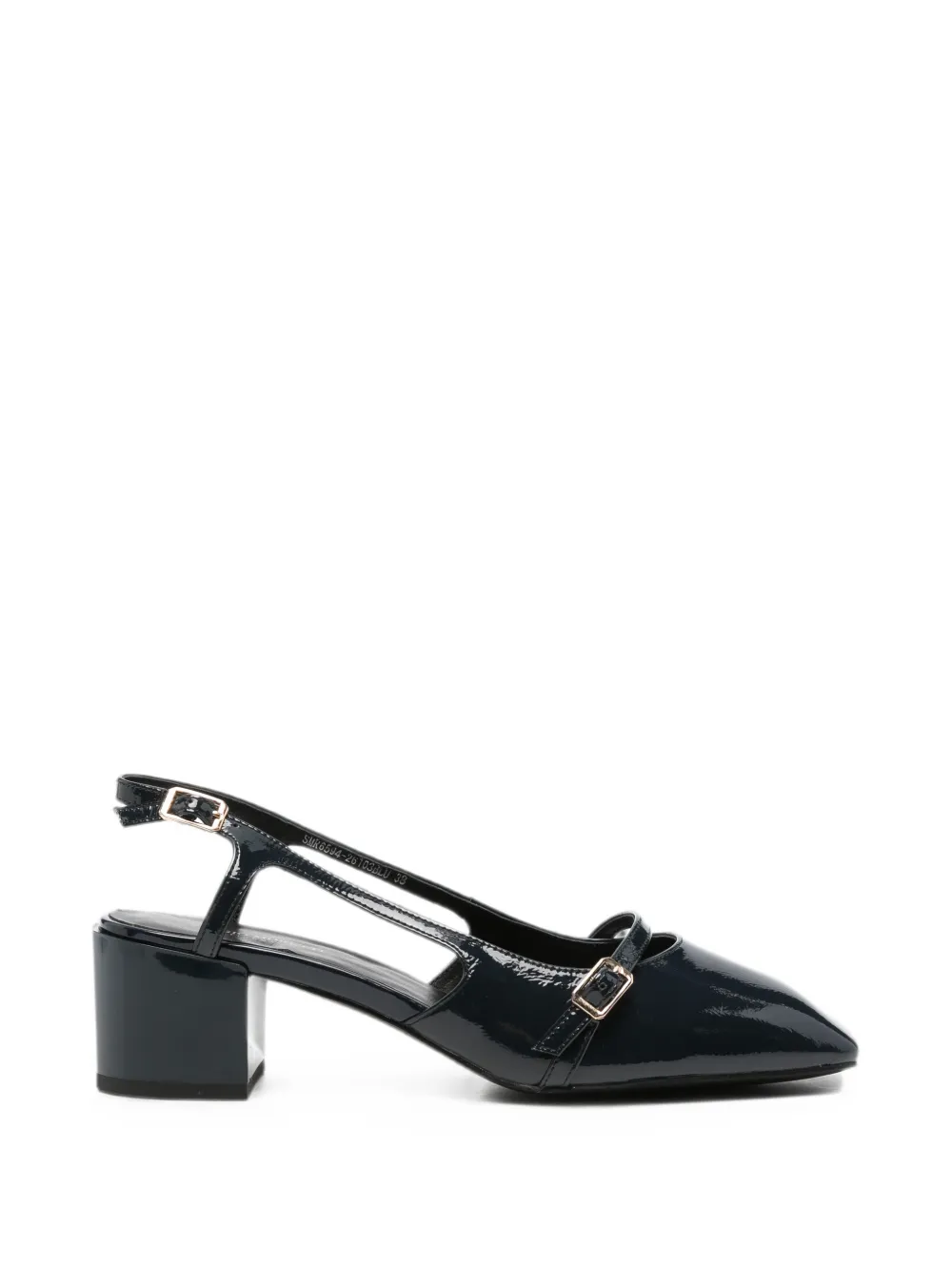 SERGIO MORETTI FIRENZE buckle-detail slingback pumps - Nero