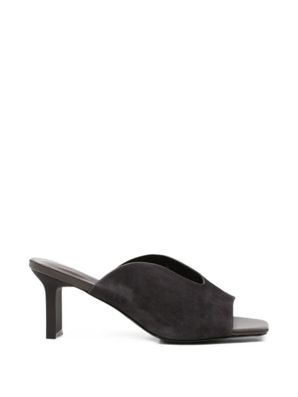 SERGIO MORETTI FIRENZE suede square-toe sandals - Grigio