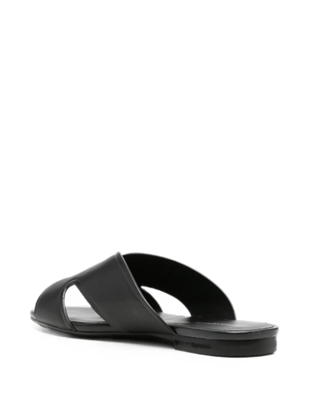 SERGIO MORETTI FIRENZE cut-out detail sandals Zwart