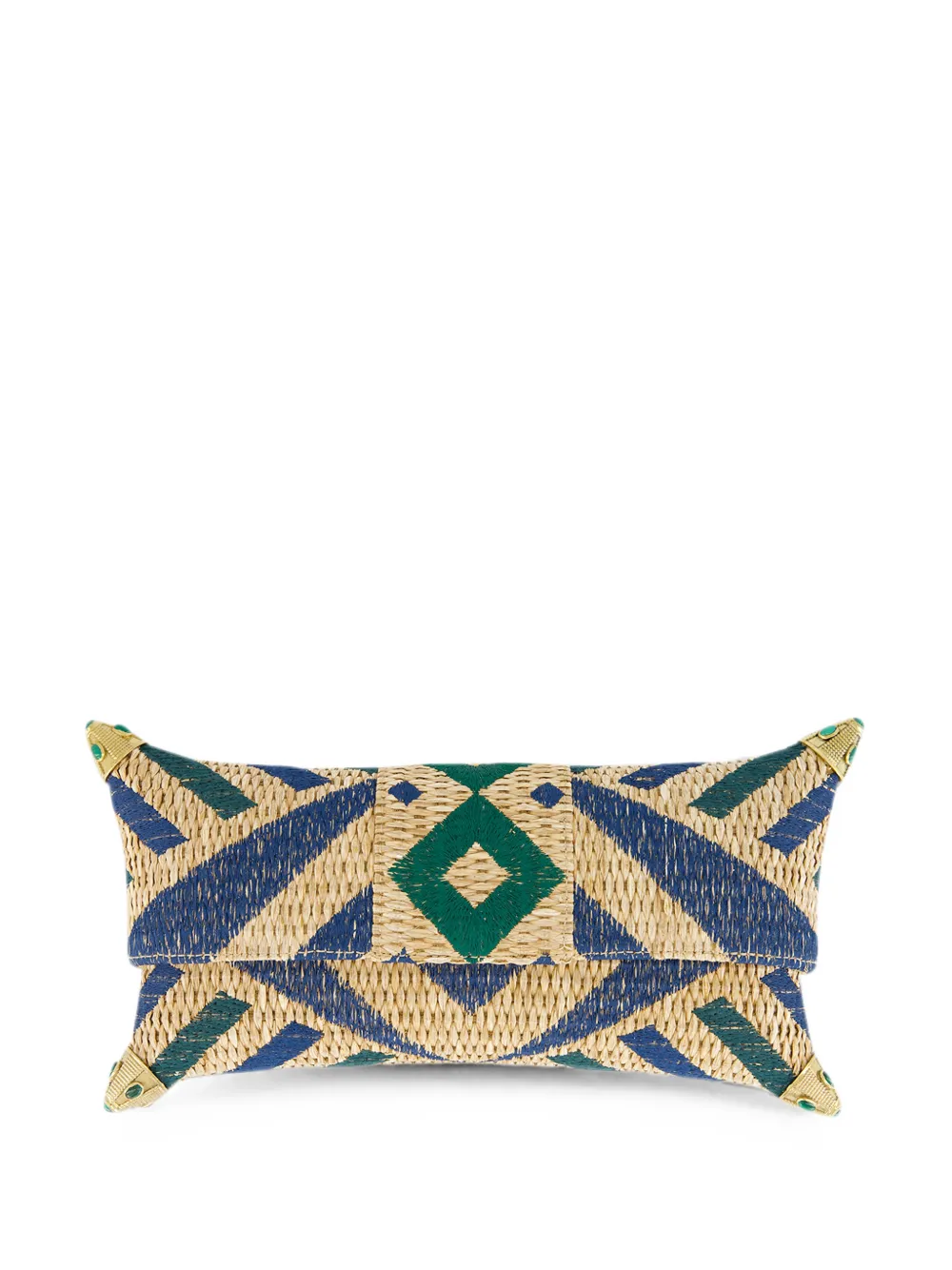 BAVASH DESIGN Cecil Clutch mit Stickerei - Nude