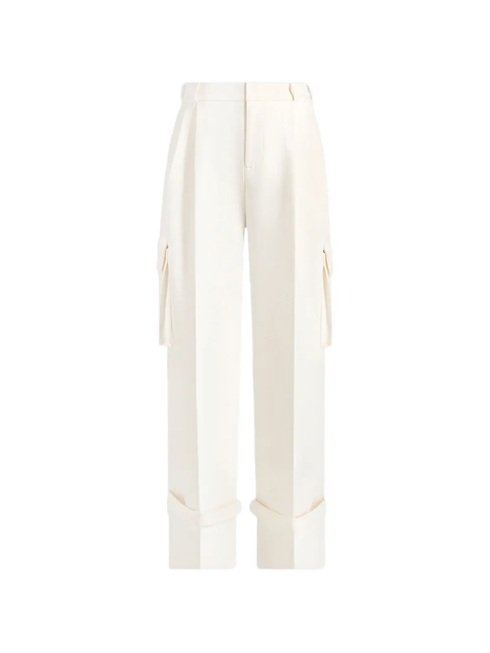 Manière De Voir D⁠anielle em off-white tailored pleated cargo trousers